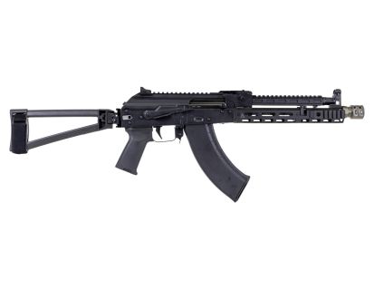 PSA AK-104 GF5 Triangle  Side Folding Pistol With Triangle Brace, Soviet Arms 10" Rail & Gas Tube, Alg Trigger, Hinged Dust  Cover, And Sa-2 Brake