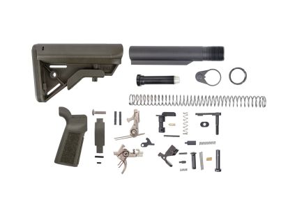 PSA B5 2 Stage Nickel Boron Trigger Lower Build Kit with Bravo Stock, ODG